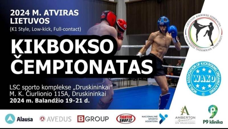 Kikbokso čempionatas Druskininkuose