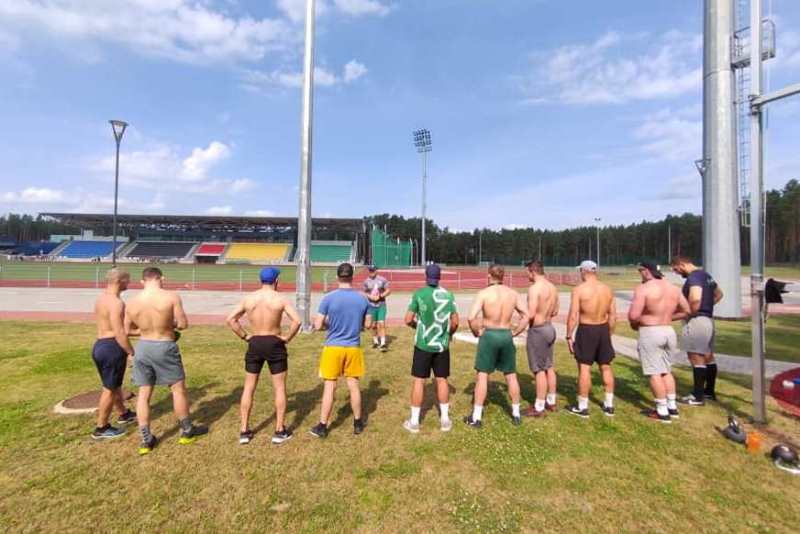 Lietuvos imtynių rinktinių treniruočių stovykla Druskininkuose