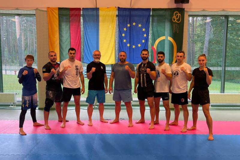 Ukrainos ir Lietuvos karatė kyokushin rinktinių stovykla Druskininkuose