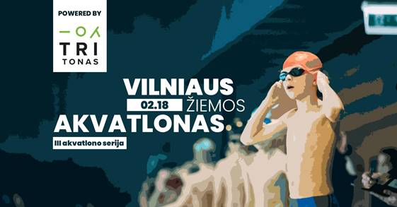Žiemos akvatlono taurės etapas Vilniuje