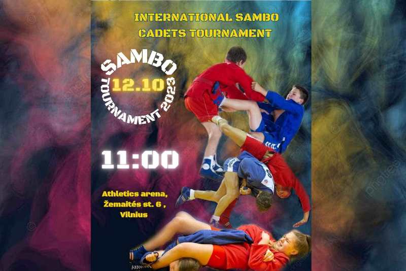 Tarptautinis sambo kadetų turnyras Vilniuje